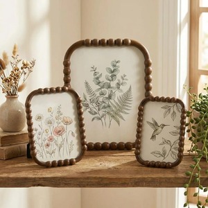 Belladec Fashion Rectangular Elegant Handmade Creative Wood Eco-Friendly Tabletop Home Decoration Customized Design Photo <b>Frame</b> - Product Image 5