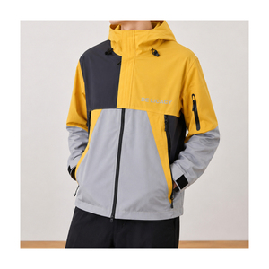 Chaqueta funcional con capucha para hombre, resistente al agua. - Product Image 1