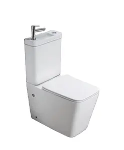 Top-tier 2-in-1 Ceramic Toilet Bowl And Wash Basin Combination Water Efficiency Complete With An Integrated Sink LT-PT-WC-00027