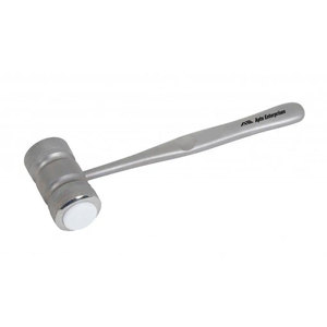 Marteau chirurgical vétérinaire en acier inoxydable de précision avec poignée ergonomique pour la chirurgie dentaire et buccale des animaux - Product Image 1