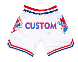 Shorts de sport pour hommes style basketball avec cordon de serrage à la taille, shorts de basketball professionnels pour les tournois et les entraînements d'équipe - Product Image 4