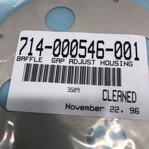 2 LAM 714-000546-001 BAFFLE <b>GAP</b> ADJUST HOUSING - Trusted Global Legacy Semiconductor Equipment and Parts at - Product Image 3