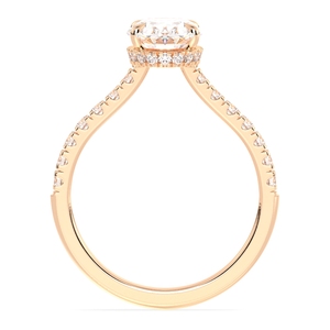 Bague de fiançailles REYES de haute qualité en moissanite taille ovale 2,12 carats pour femme, certifiée GRA, en argent sterling 925, bijoux fins - Product Image 6