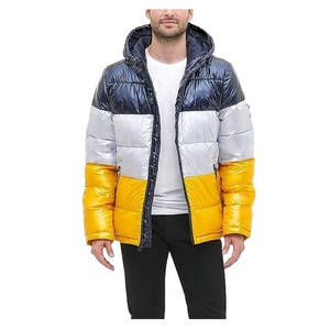 Custom Fashion Style Men's <b>Warm</b> <b>Waterproof</b> Hooded Puffer Jacket Wholesale Winter Streetwear Quilted Down Jacket - Product Image 3