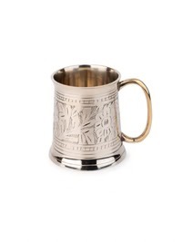 Tasses cylindriques en laiton faites à la main, logo couleur personnalisé, écologiques, réutilisables, compatibles lave-vaisselle, haute qualité, 100% laiton pur, style américain - Product Image 5