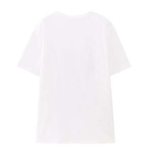 Camisetas de Punto con Bordado Estampado para Mujer, Fabricante OEM, Camiseta Casual de Algodón Premium, Diseño Elegante, Talla Grande para Moda Minorista - Product Image 2