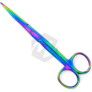 Tijeras Quirúrgicas de Enfermería, Afiladas/Rectas, Recubrimiento Múltiple, Acero Inoxidable de Alta Calidad, Instrumentos Médicos - Product Image 4