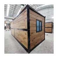 Contenitore pieghevole esterno in acciaio personalizzato 20ft contenitore per uso alberghiero scatola portatile