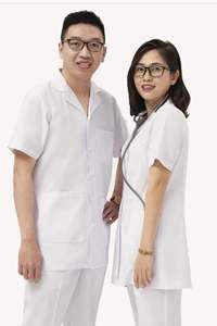 ชุดยูนิฟอร์มผ่าตัดแบบยูนิเซ็กซ์ FMF – ผ้าผสมสแปนเด็กซ์-คอตตอนคุณภาพพรีเมียมสำหรับบุคลากรทางการแพทย์ - Product Image 3