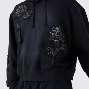 Hoodie, <b>Sweatpants</b>, Jogger Sets, Cargo Pants, Tracksuits Pullover Sweatshirt Set 100% Fleece Cotton <b>Oversized</b> Men Track Suit - Product Image 4