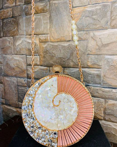 Pochette de luxe en nacre faite à la main de l'Inde sac de soirée parfait pour la dame de la mode à vendre - Product Image 1