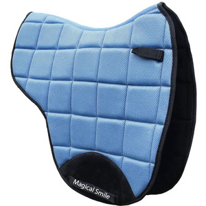 Almohadillas de Silla de Montar de Alta Calidad con Flujo de Aire, Almohadilla de Lujo Azul Pastel para Salto, Almohadillas de Silla de Montar Ridder Love This - Product Image 1