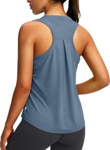 Top de Tirantes de Algodón Acanalado de Alta Calidad para Mujer, Ajuste Delgado, Estilo Casual de Verano, Espalda Cruzada, para Gimnasio, Yoga y Entrenamiento, Personalizable - Product Image 4