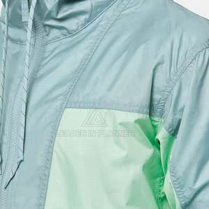 Chaqueta Deportiva Impermeable y Cortavientos de Nailon, Precio al por Mayor, Chaqueta Deportiva Cortavientos Lisa - Product Image 3