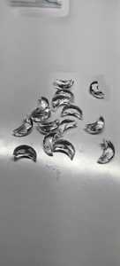 Piedra natural tallada en forma de luna, piedra de cristal de 12x18mm, gema suelta tallada en forma de luna, gema de cristal natural tallada. - Product Image 3