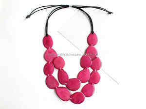 Venta al por mayor desgaste del partido COLLAR COLGANTE de cuentas de resina para las mujeres de moda desgaste del banquete de boda mejor venta - Product Image 6