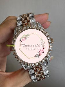 Reloj Mecánico con Diamantes Moissanite VVS, Reloj Analógico Automático con Incrustaciones de Diamantes para Hombre, Joyería Hip Hop para Raperos - Product Image 3