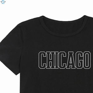 Crop Top Femme Été 2026 en Coton Ample Décontracté T-shirt Fin Col en V Manches Courtes - Product Image 6