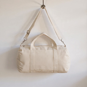 Canvas Duffle <b>Bag</b> Custom Made Foldable Lightweight <b>Large</b> Capacity Luggage Premium Fabric Reusable Design for Wholesale Bulk - Product Image 5