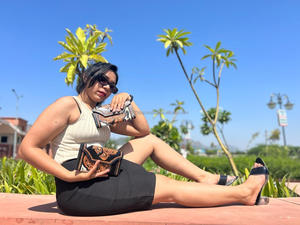 Portefeuille sculpté usiné à la main pochette étui de téléphone élégant en cuir véritable portefeuille en fourrure de vachette multi-usages portefeuilles en cuir occidental - Product Image 3