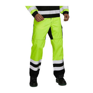 Enhanced Visibility Men's Workwear <b>Pants</b> Anti-Static <b>Thermal</b> Safety Trousers for Rain Outdoor Activities - Product Image 6