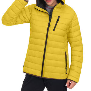 Prix d'usine OEM – Manteau matelassé chauffant personnalisé pour femme, écologique, avec doublure en nylon, imperméable et respirant, style décontracté - Product Image 6