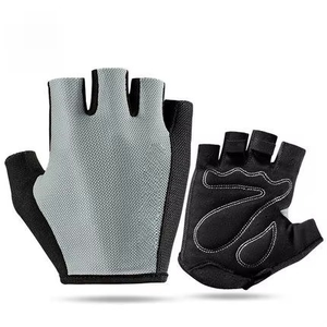 Guantes de Ciclismo Ligeros y Transpirables de Poliuretano y Spandex, Medios Dedos, con Cierre de Gancho y Bucle, Ecológicos, para Hombre y Mujer, Lavables - Product Image 3