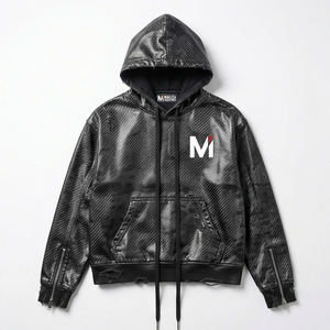 Sweat-shirt à capuche personnalisé en coton 100% pour homme, imprimé intégral, style streetwear, coupe classique, en molleton, avec graphisme 3D - Product Image 1