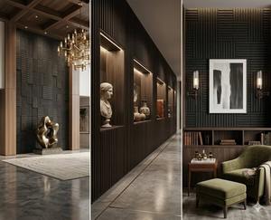 Murale en mosaïque de carreaux, design personnalisé, best-seller, pour salon, hall d'hôtel, décoration intérieure, disponible au meilleur prix - Product Image 3