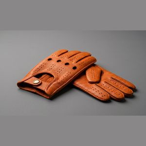 Guantes de Conducción Básicos para Hombre, de Piel de Cabra Suave, Dedos Completos, para Deportes al Aire Libre, Invierno, Esquí y Ciclismo - Product Image 6