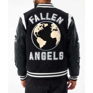 Haute qualité personnalisé broderie Badge Chenille Logos lycée collège Baseball veste pour hommes couper et coudre livraison rapide vestes - Product Image 6