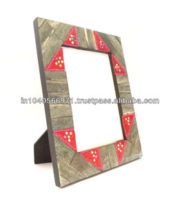 Atractivo al por mayor decoración real marco de fotos personalizado directo de fábrica a granel Multi diseño colorido vajilla marco de fotos - Product Image 5