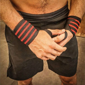 Attelle de poignet ajustable et respirante pour l'entraînement, bande de compression absorbante avec fermeture auto-agrippante pour hommes et femmes, soutien confortable - Product Image 4