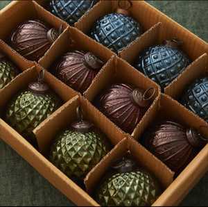 Luxury Handmade Mosaic Glass Christmas Decorative Balls Home Decoration Holiday <b>Tree</b> Ornament - Product Image 6