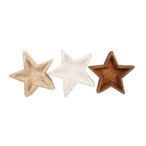 High Quality Luxury Romantic Star Bowl Handmade <b>Coconut</b> Wood Dough Bowls for <b>Candles</b> Set for Parties Made in Viet Nam - Product Image 1