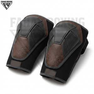 Rodilleras de Cuero Sintético de Alta Resistencia para Muay Thai y MMA, Modelo 2026, de Alto Rendimiento, para Venta al por Mayor, OEM y ODM - Product Image 6