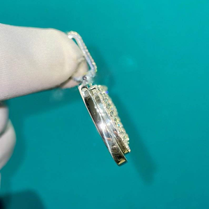 Colgante de Diamantes con Número Doble Cero Siete, Estilo Hip Hop, Chapado en Oro y Plata, Joyería de Moda, Regalo - Product Image 4