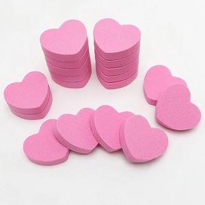 Lima de uñas de esmeril rosa de doble cara, grano 100, duradera, reutilizable, mini pulidor para manicura y cuidado de uñas - Product Image 3