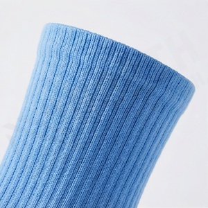 Blue Crew <b>Socks</b> Solid Color <b>Breathable</b> Knitted Regular Style Adult Casual Daily Wear <b>Socks</b> - Product Image 4