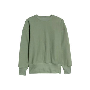 Nueva llegada, sudadera informal de alta calidad con cremallera completa, sudadera holgada de algodón orgánico para mujer, ideal para primavera. - Product Image 1