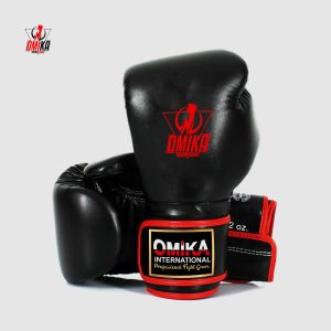 OMIKA Custom OEM Training Lightweight Full Finger Boxing Gloves Premium Leather Adjustable Wrist Strap Breathable Unisex - Product Image 2