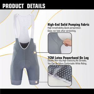 Pantalones Cortos de Ciclismo Acolchados de Alto Rendimiento para Hombre, Personalizables con Marca, Pantalones Cortos de Ciclismo que Absorben la Humedad para Ropa Deportiva - Product Image 2