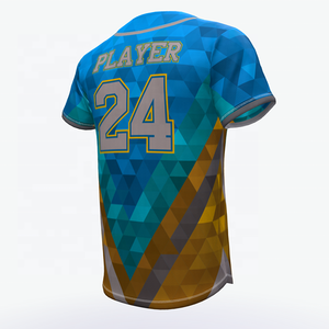 Chemises de Baseball personnalisées, votre propre Design et personnalisable, prix bon marché, sublimation,, vente en gros - Product Image 5