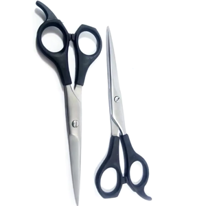 Professional Hairdressing Scissors Stainless Steel Sharp Blade Medium <b>Handle</b> Right Handed Plastic Grip Hair Cutting <b>Shears</b> - Product Image 6