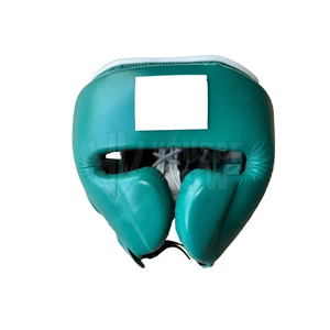 DAWNFROCE FIGHT GEARS Ensemble de boxe MMA/Kickboxing : Casque, Gants, Protège-grenaille en Cuir PU et Cuir de Vachette – Durable, Respirant et Protecteur - Product Image 2