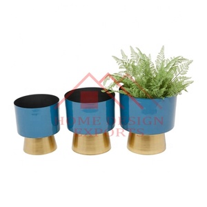 Dernier modèle Design classique Piédestal Base en laiton Jardinière moderne sur piédestal Base ronde pour salon Fleur en métal de haute qualité - Product Image 5