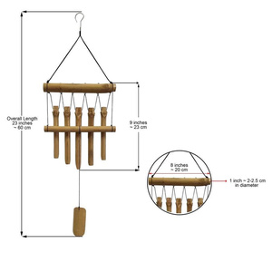Wholesale Handcrafted Bamboo <b>Wind</b> <b>Chimes</b> for Decoration Home Garden New Design 2026 - Product Image 4