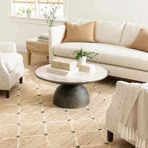 Alfombra Oriental de Yute de Tejido Plano con Patrón Geométrico Rectangular para Sala de Estar, Ecológica, Reversible, Apta para Mascotas, de Pelo Corto - Product Image 4