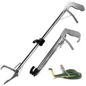 Pinza para Atrapar Reptiles y Anfibios, Acero Inoxidable, Extensible, Plegable, Moderna, Duradera, Ligera, Logotipo Personalizado OEM - Product Image 6