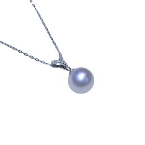 Collier en argent S925 avec perle d'eau douce naturelle pour femmes, chaîne de clavicule polyvalente haut de gamme, sans radioactivité - Product Image 5